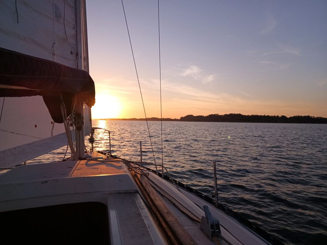 Déjà le coucher de soleil, on est fin août !