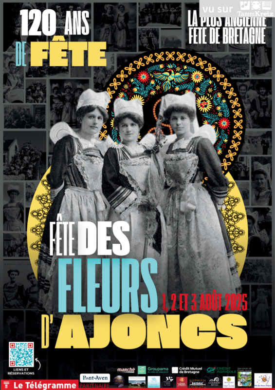 Affiche Fête des fleurs d'ajoncs