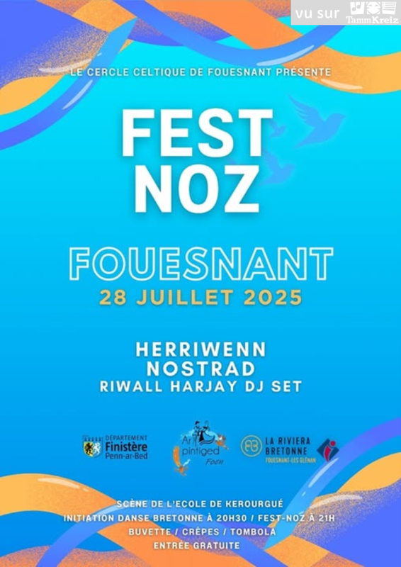 Affiche Fest-noz Fouesnant