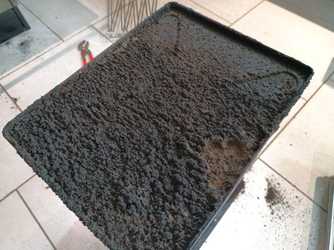 L'arrière du four après 13  ans