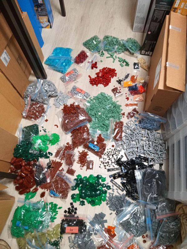 LEs pièces du Bulk : beaucoup de végétation et de quoi faire des rue