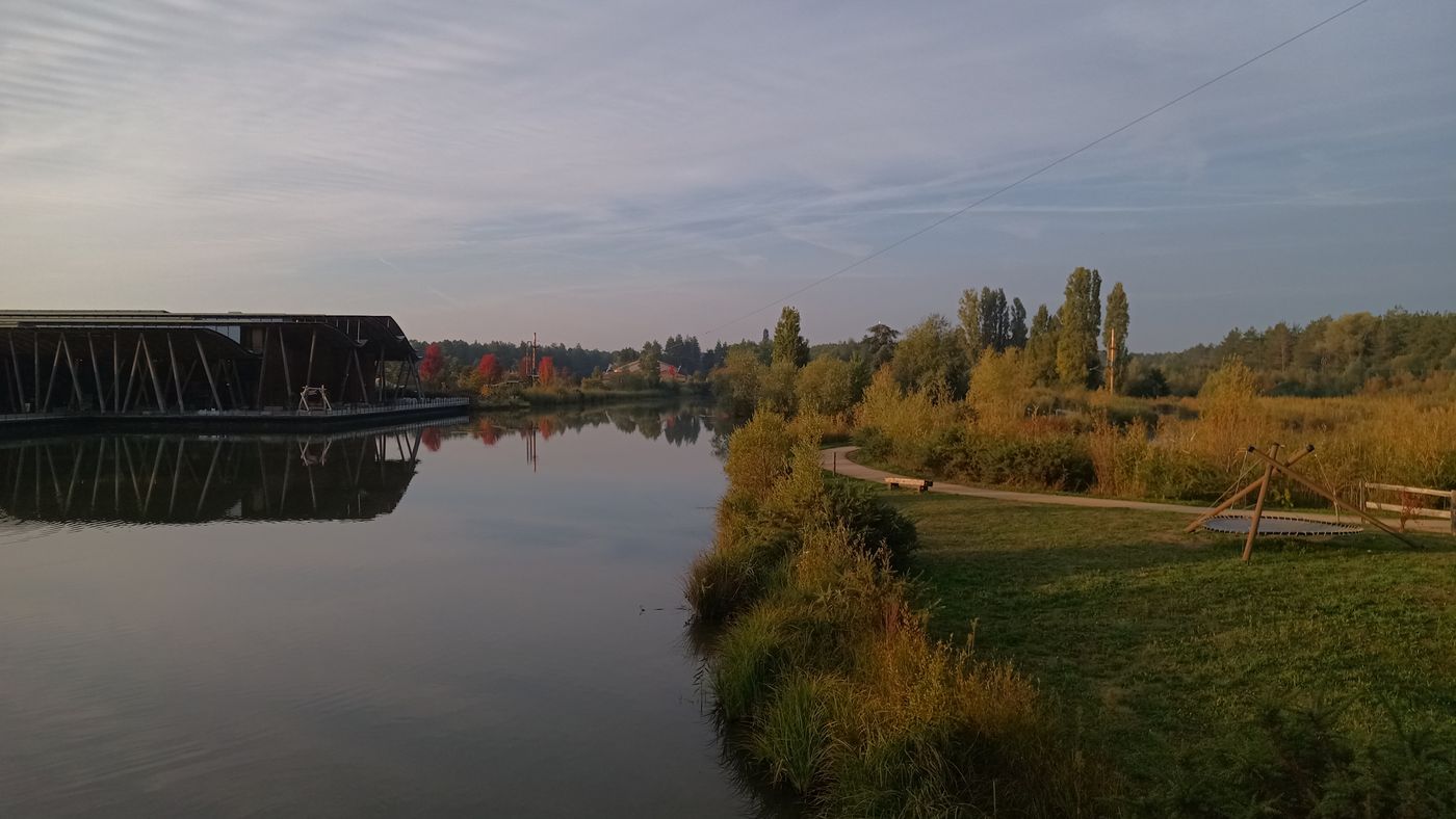 Début de jogging avec les première lumières
