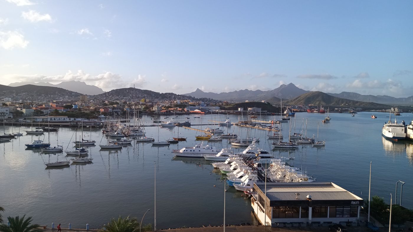 Vue de la terrasse du petit déjeuné