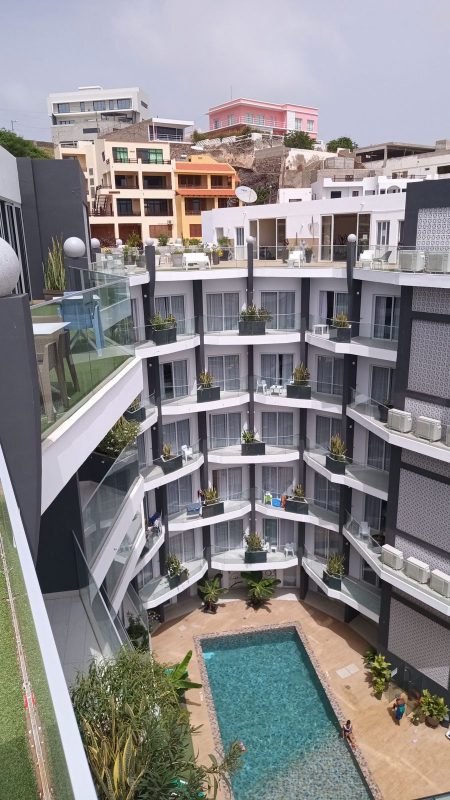 Vu de la terrasse au 6éme étage