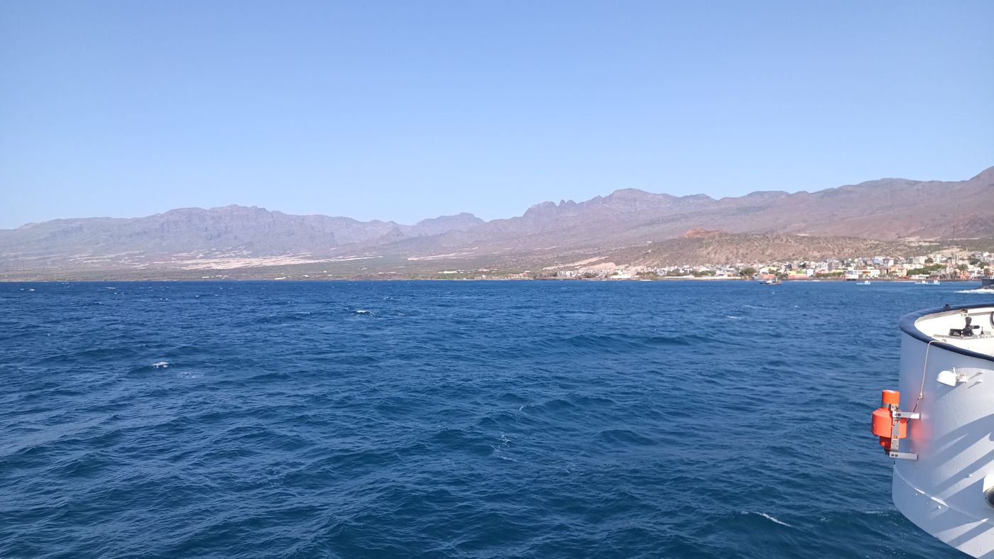 Arrivé sur l'’île de Santo Antão par la grande côte sud