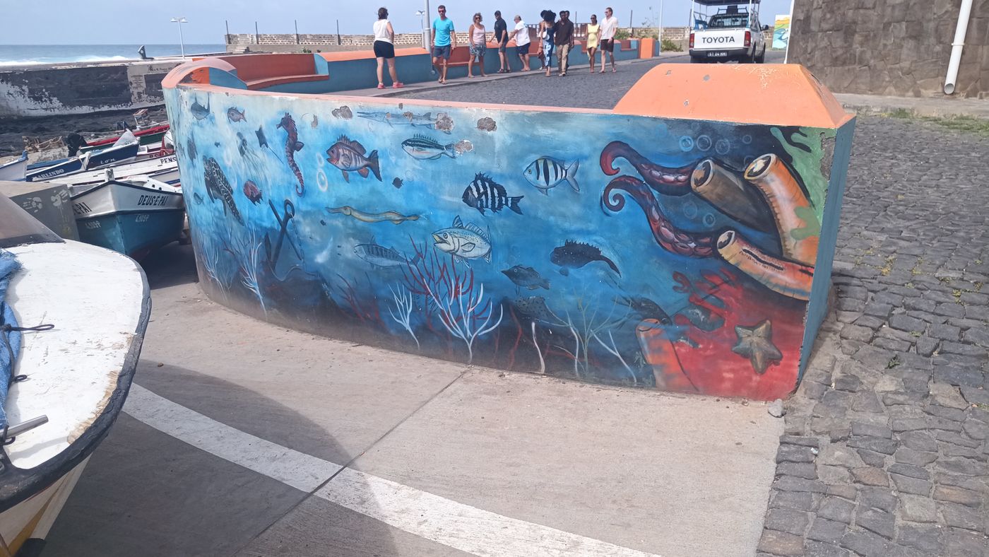 Entouré de Fresques sur les murs