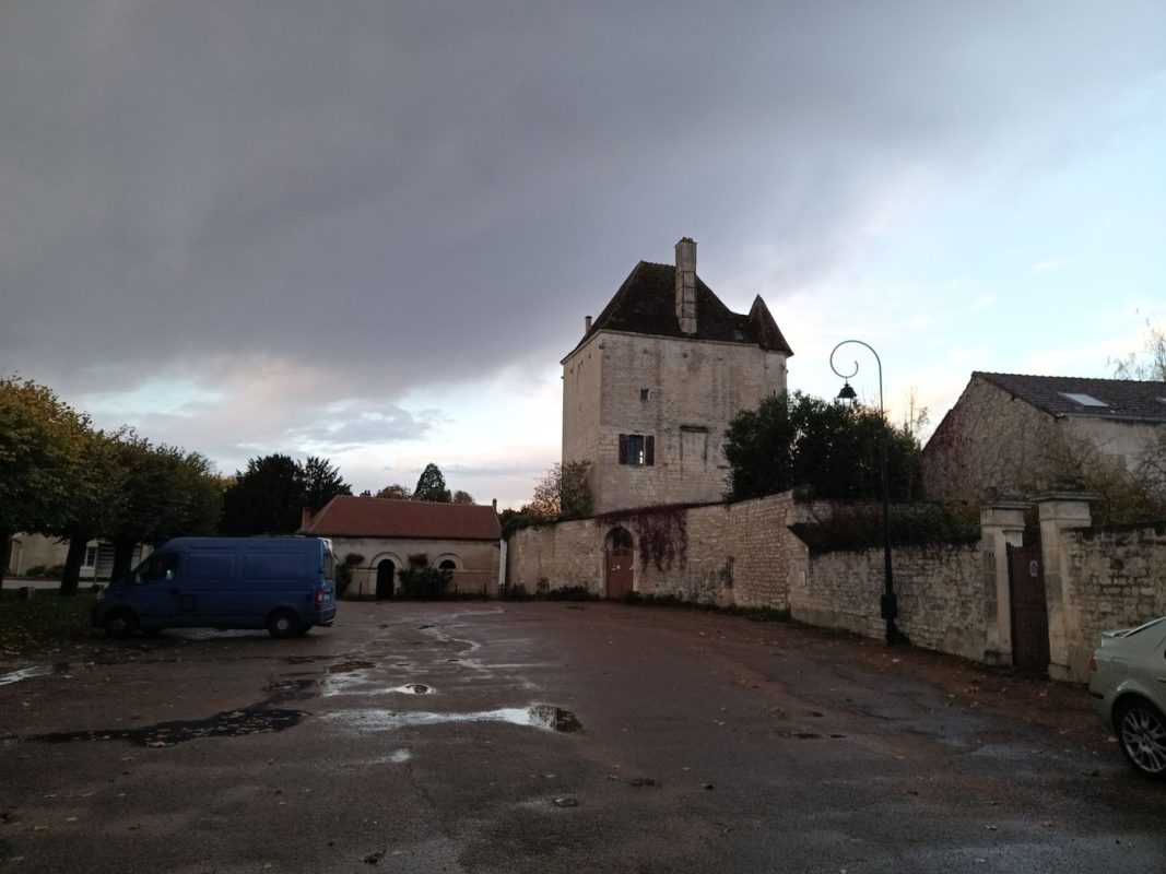 Pause pour la nuit à Cravant