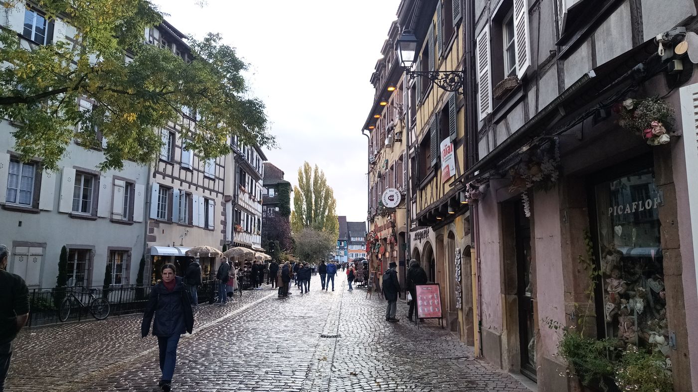 La rue des Tanneurs et son cours d'eau (Le Logelbash)