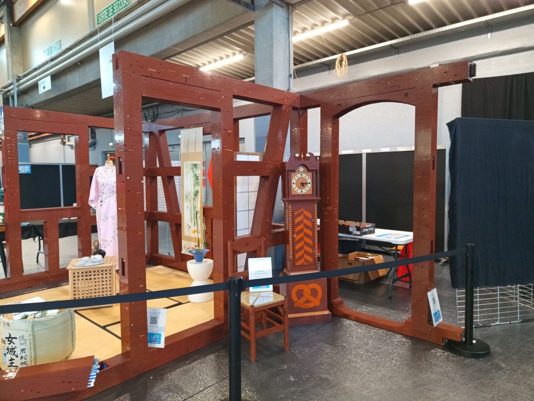 L'ossature et les meuble d'une maison taille humaine