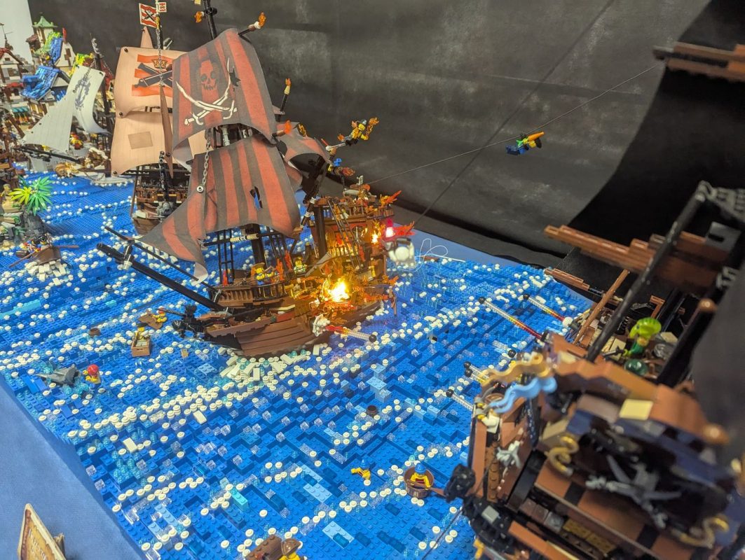 Scène de pirate, super les vagues !