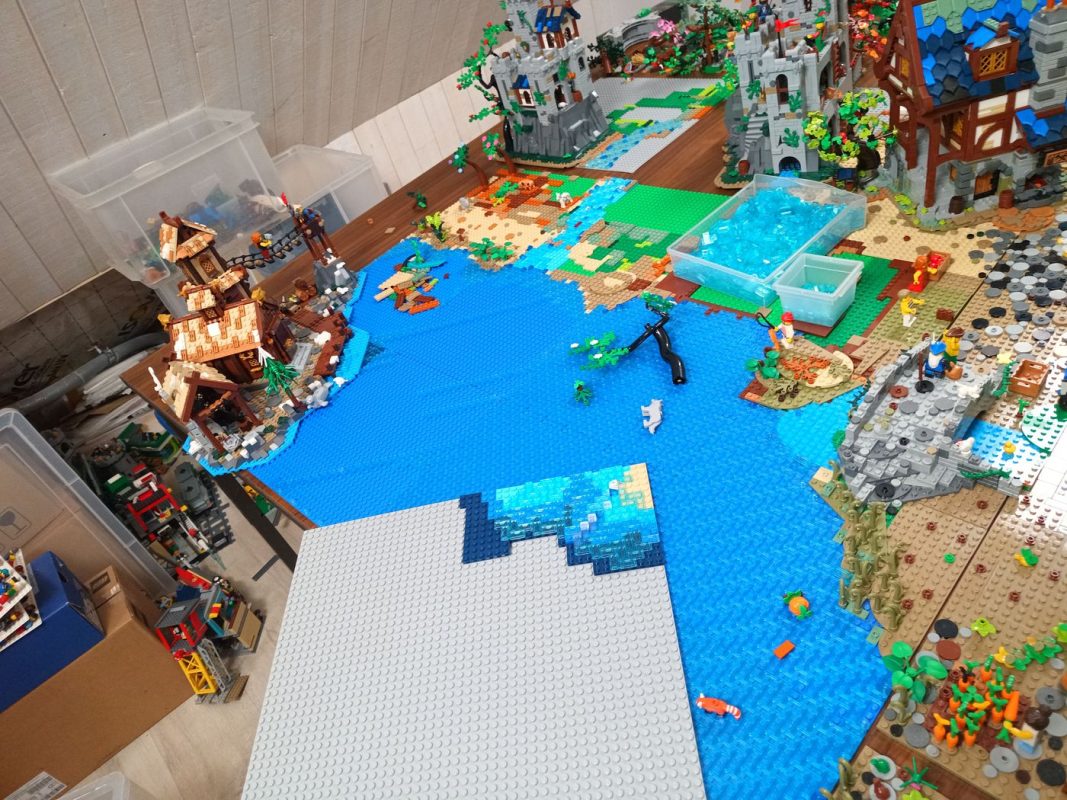 Essais de mer avec différentes couleurs/profondeurs de fonds