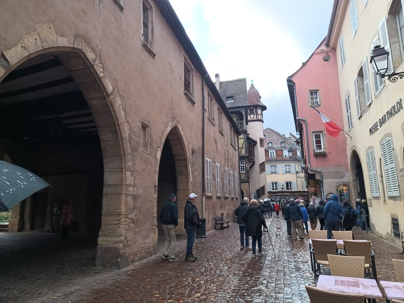 Porches derrières le Corps de garde de Colmar
