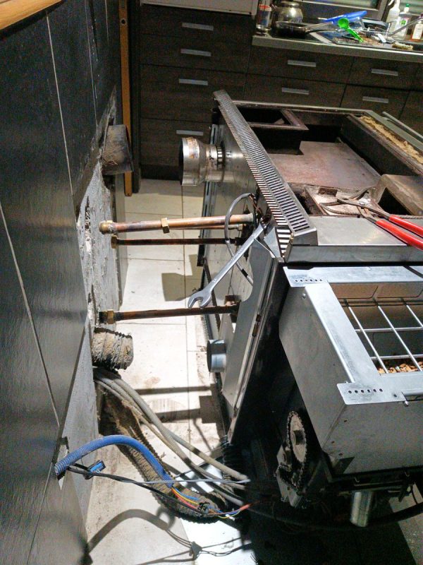 Finalement on écarte plus, et on démonte toute la sonde