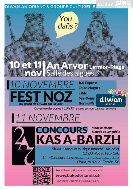 Affiche Fest-Noz à Larmor Plage