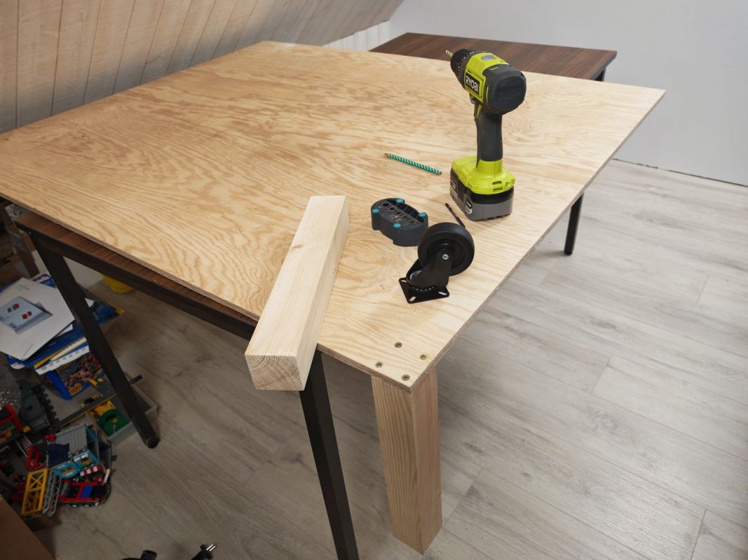 Installation de pieds