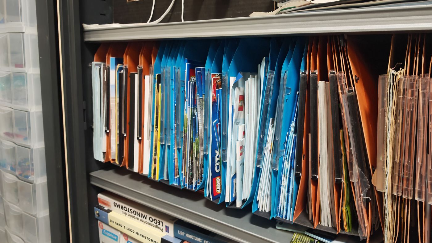 Les notices dans des dossiers suspendus