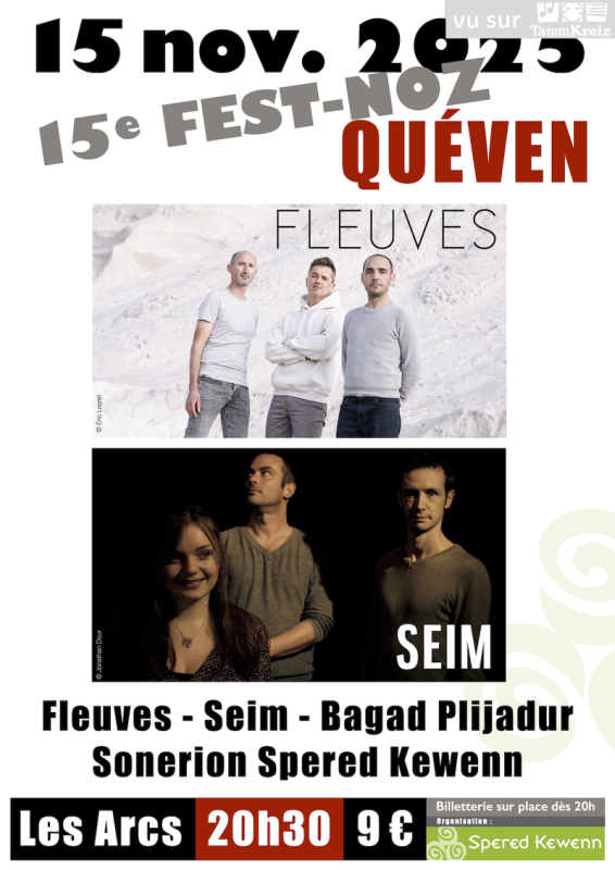AFFICHE Fest-noz Quéven 2025
