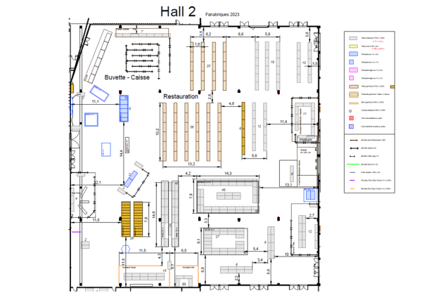 Fana'Briques 2025 Plan Hall 2