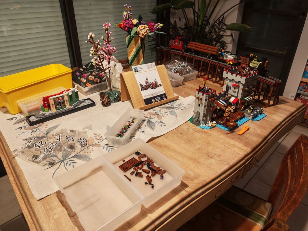 Et quelques pauses construction Lego !