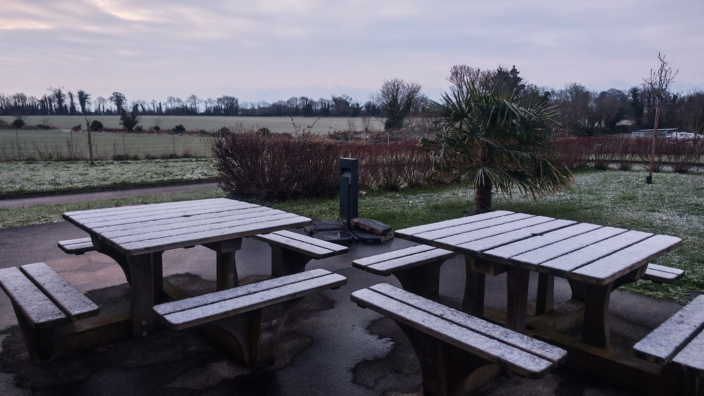 Neige le 25 au matin