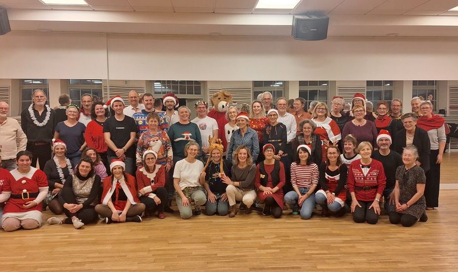 Décors de Noël pour le dernier cours de danse 2025