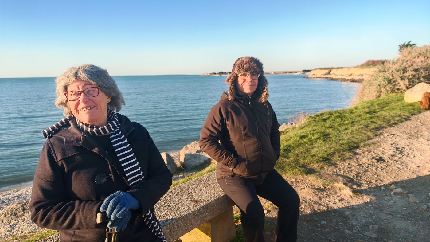 Annick et Stéphane par grand froids