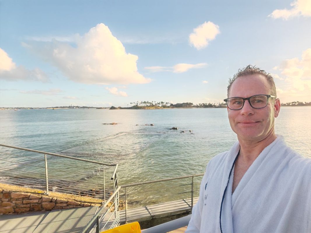 Le jacuzzi face à la mer