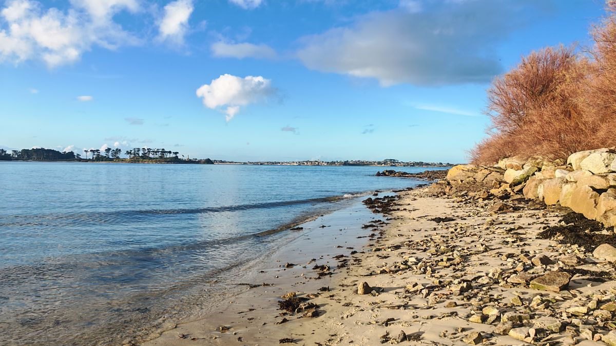 Début de Jogging sur la plage