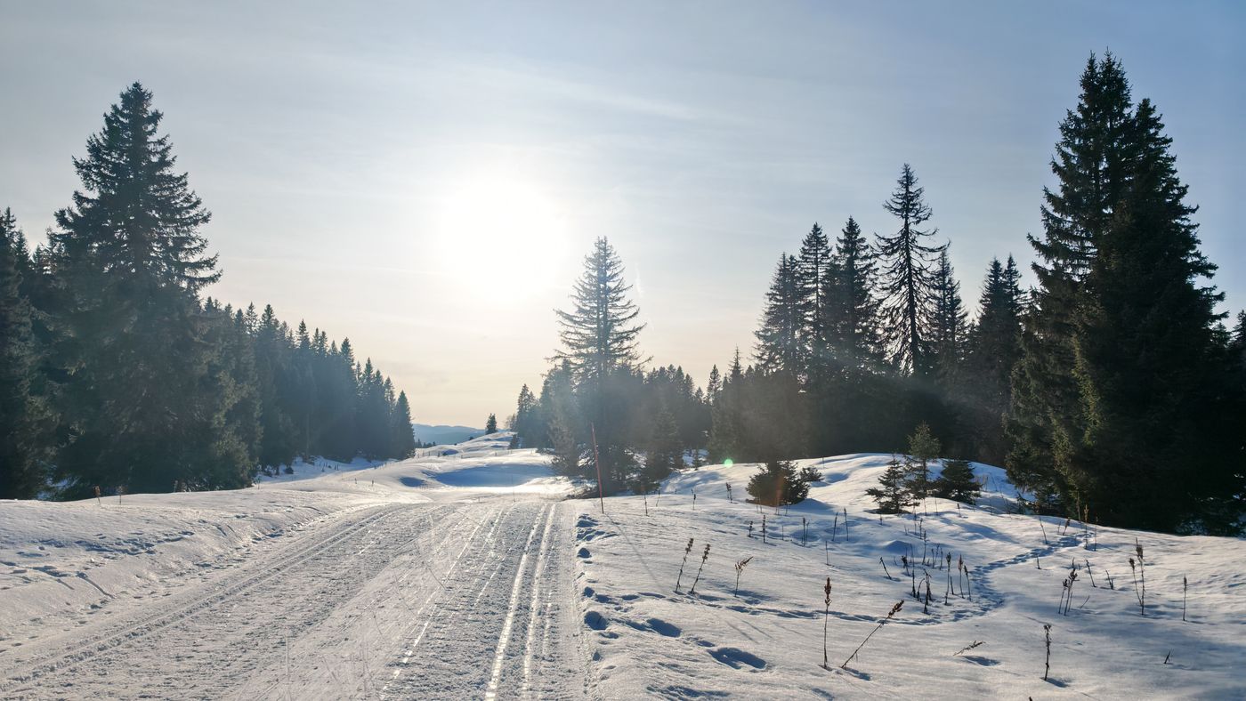 Le soleil baisse (16h), encore 7km à faire !