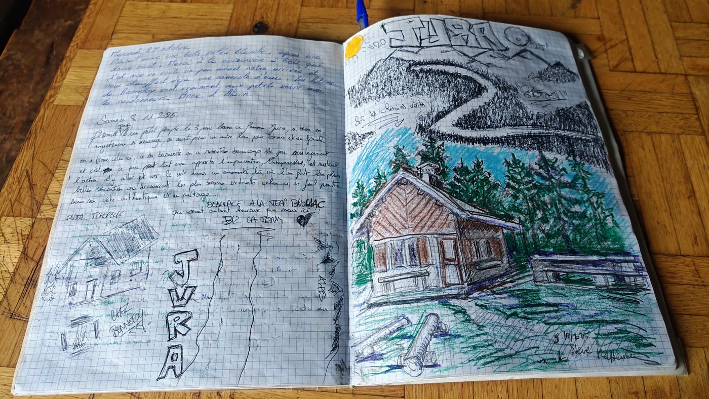 Jolie illustration dans Le livre du chalet