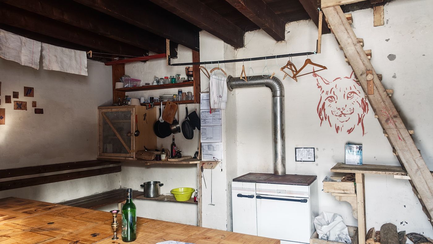 Dans le chalet de Bonnefoy