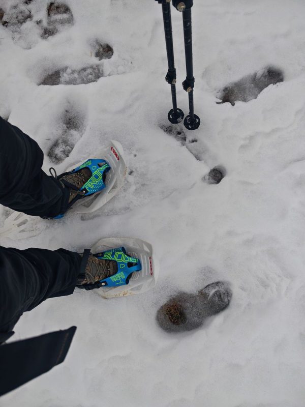 Là il faut mieux metre les raquette si je ne veux pas me retrouver 600m plus bas