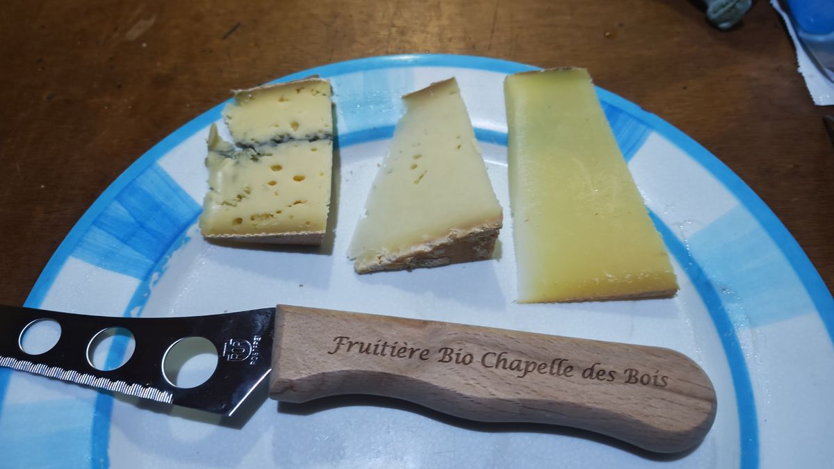 Dégustation des formages de la Fruitière bio