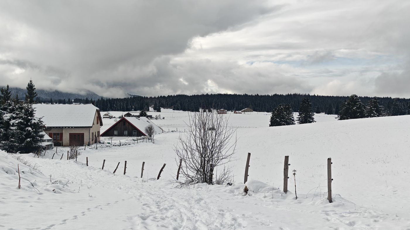 C'est partie sur les sentiers en raquette