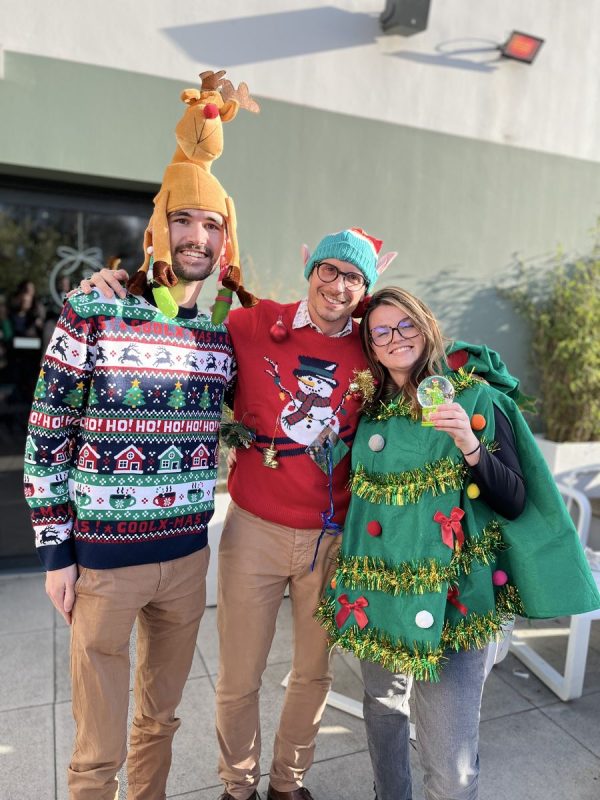 Les gageant du concours de pull moche