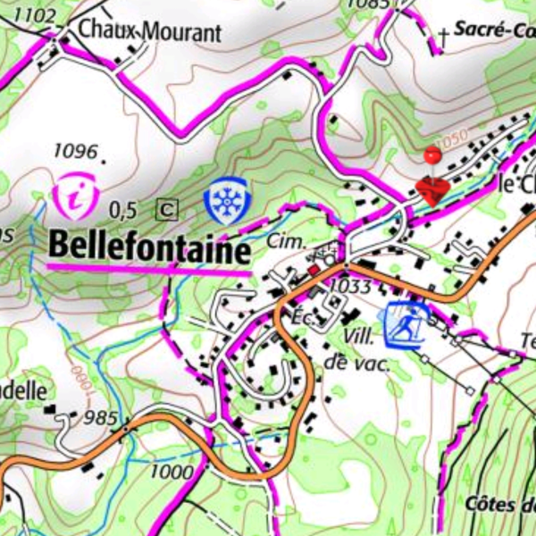 Une petite boucle par le nord en sortant du resto