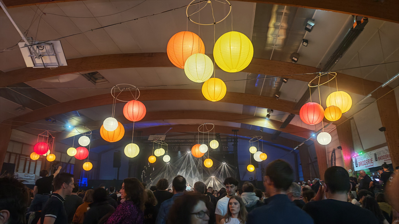 La déco de la salle bleu