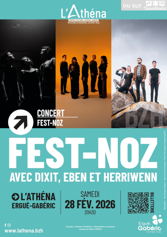 Affiche Fest-Noz l'Athéna