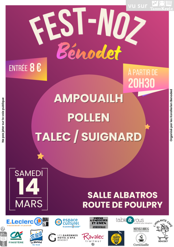 Affiche Fest-Noz Bénodet