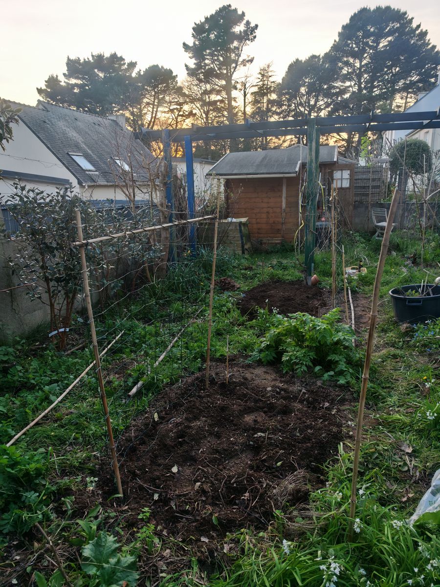 Pour y mettre radis et fleurs