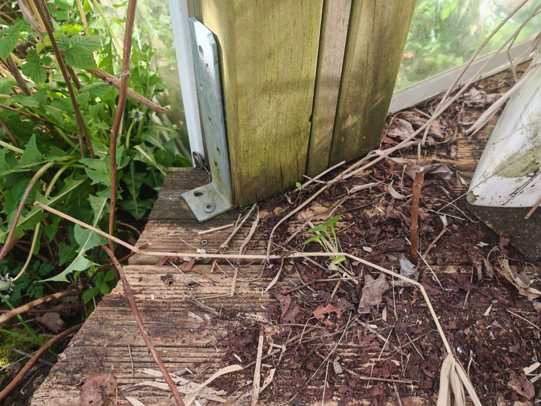 La serre repose sur la terrasse, comment je vais faire  ?