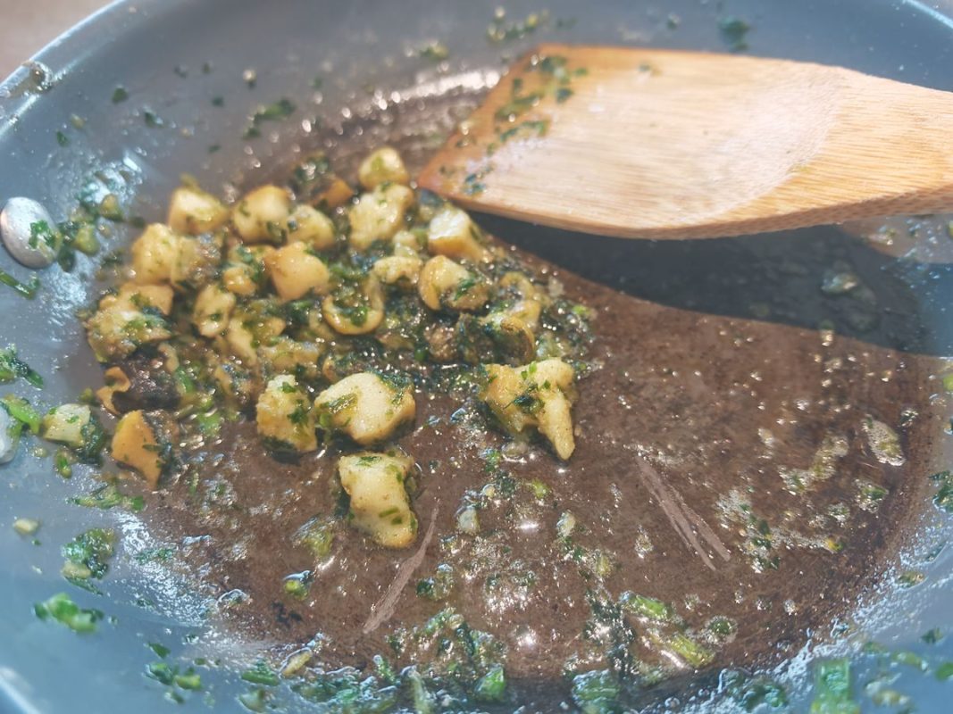 L'ormeau au beuille ail des ours / persil