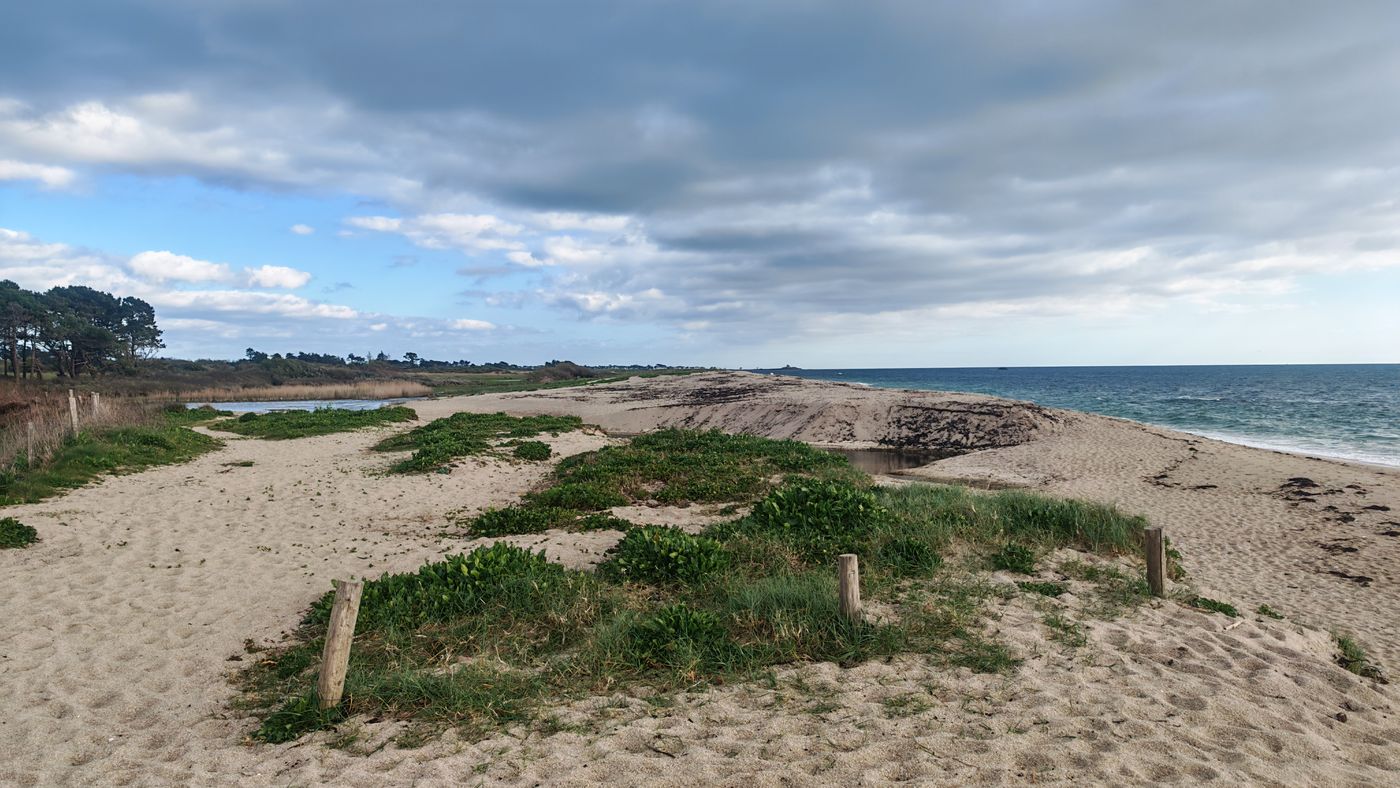La plage de Kerdallé