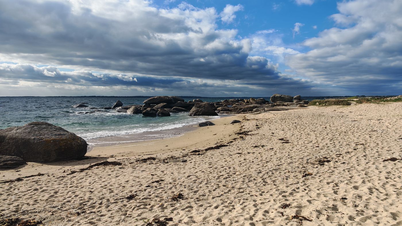 La plage de Kerlaëren