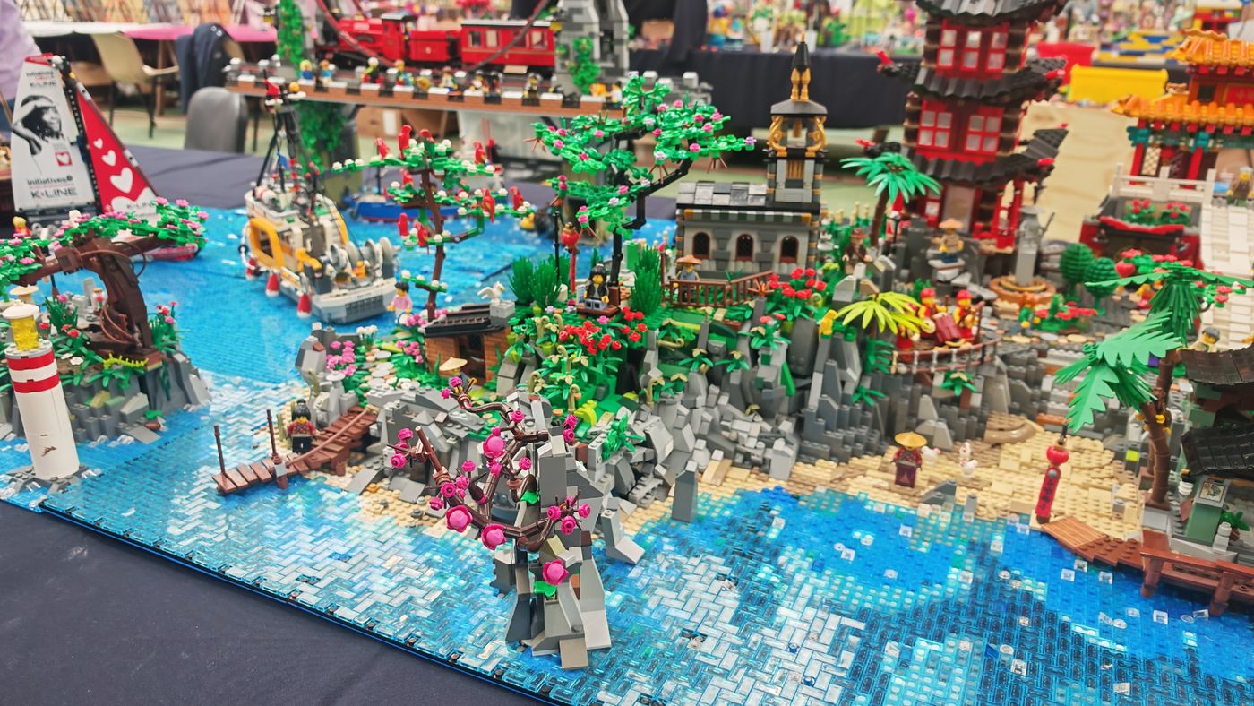 J'adore l'effet de profondeur de l'eau, je n'ai pas eux le temps de le faire.