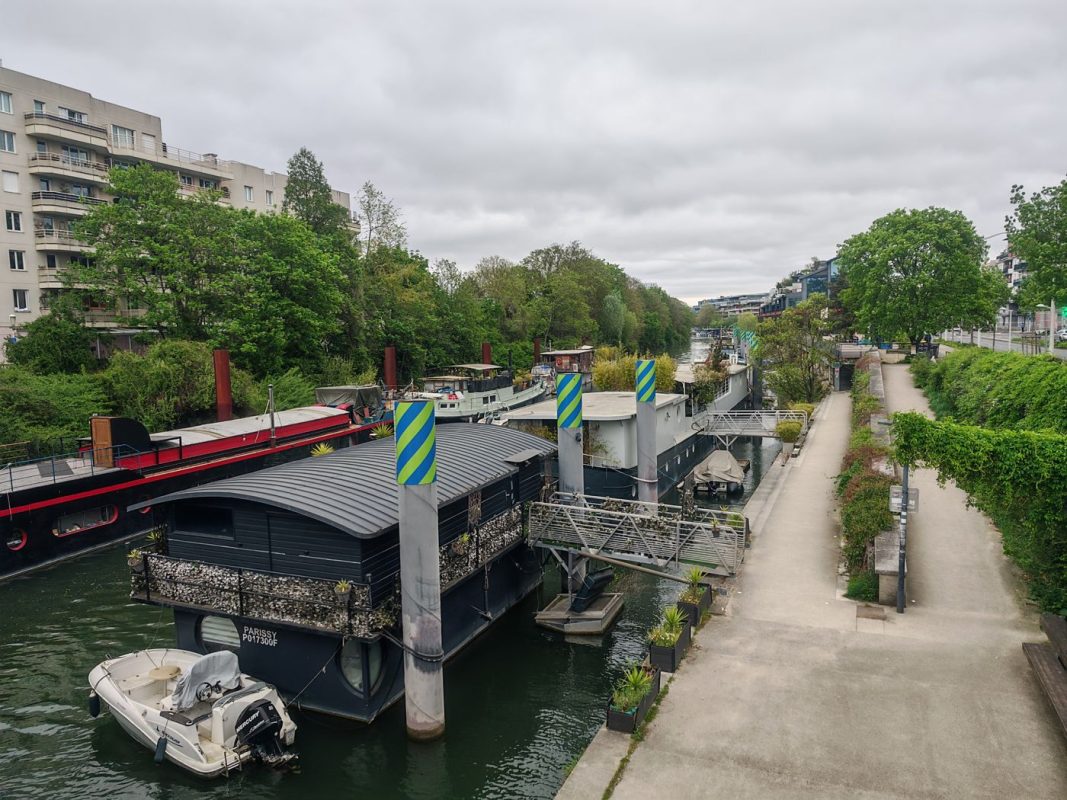 Les quais de seine au pont de l'Île Saint-Germain
