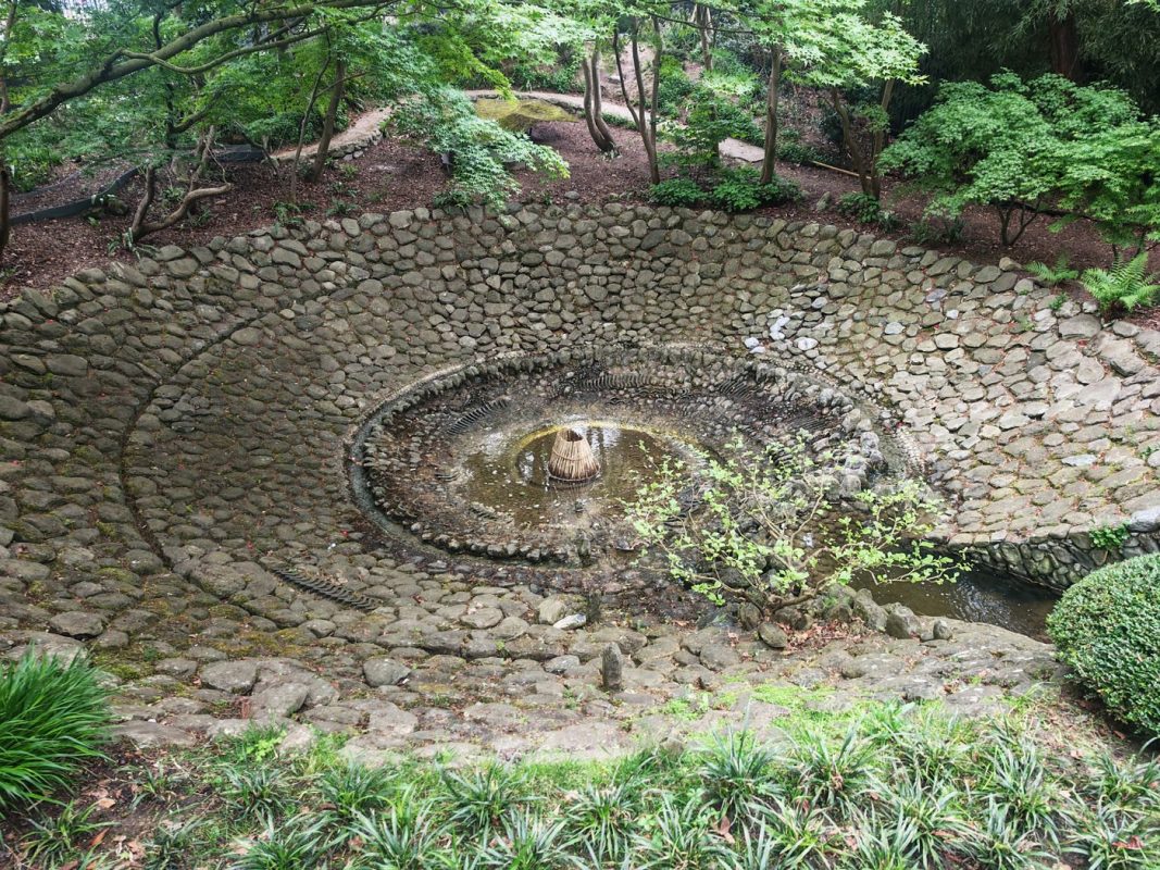 Le trou d'eau en galets