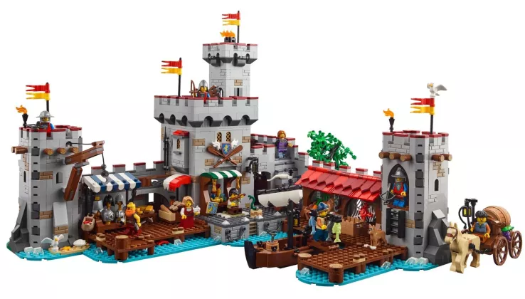 LEGO Bricklink 910047 : Marché médiéval au bord de la mer