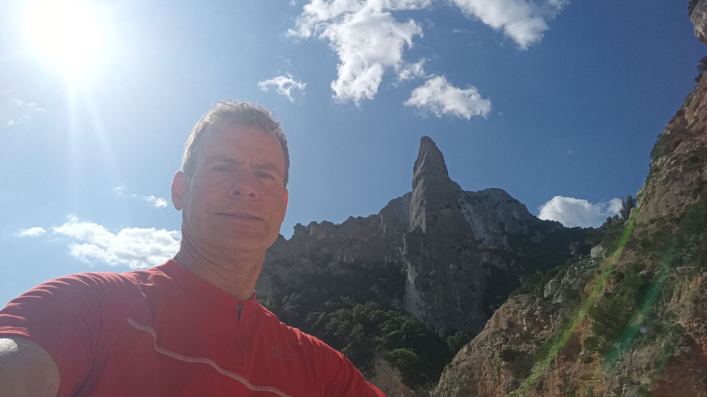 Bertrand à Cala Goloritzè