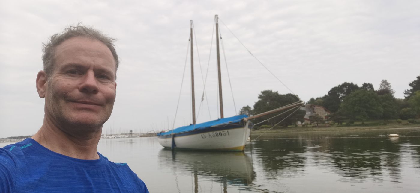 Bertrand en balade en kayak